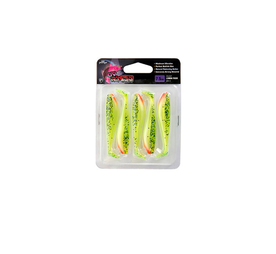 Ultra UV Zander Pro Shad 7,5cm Single Colour Packs