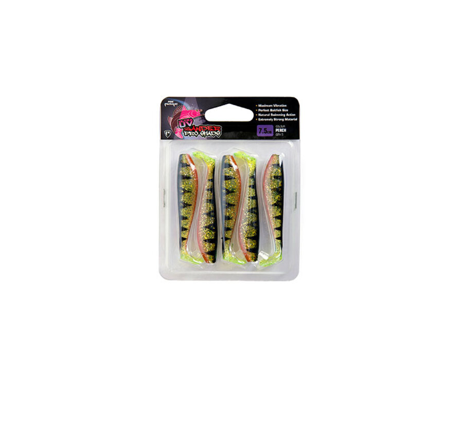Ultra UV Zander Pro Shad 7,5cm Single Colour Packs