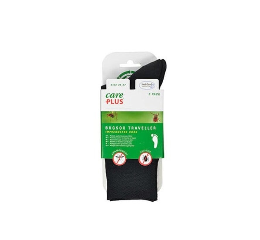 Bugsox Traveller Double Pack - Black