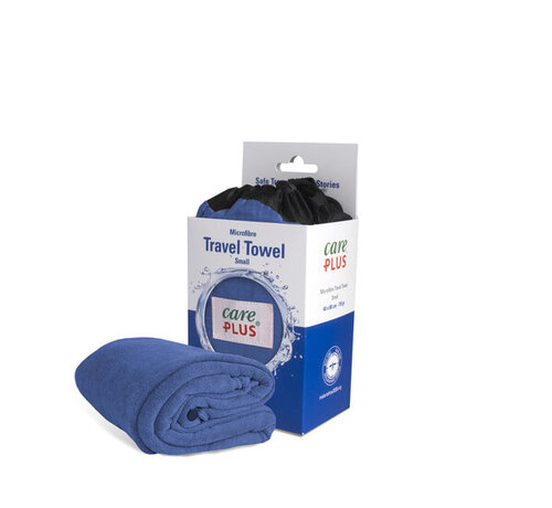 Care Plus Travel Towel Microfibre 40 X 80cm - Dolomite Blue