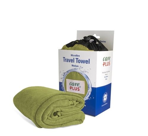 Care Plus Travel Towel Microfibre 60 X 120cm - Pesto
