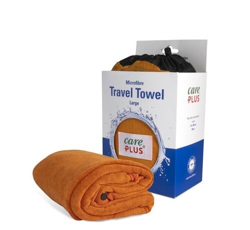 Care Plus Travel Towel Microfibre 75 X 150cm - Copper