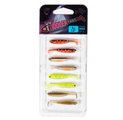 Fox Rage Micro Tiddler Fast Mixed Colour Lure Pack 4cm 8pcs
