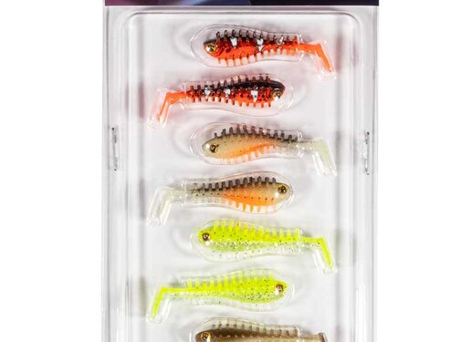 Fox Rage Micro Spikey Mixed Colour Lure Pack 4cm 8pcs