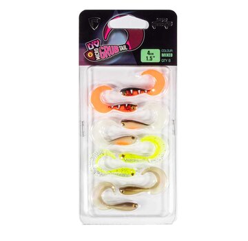 Fox Rage Micro Grub Mixed Colour Lure Pack 4cm 8pcs