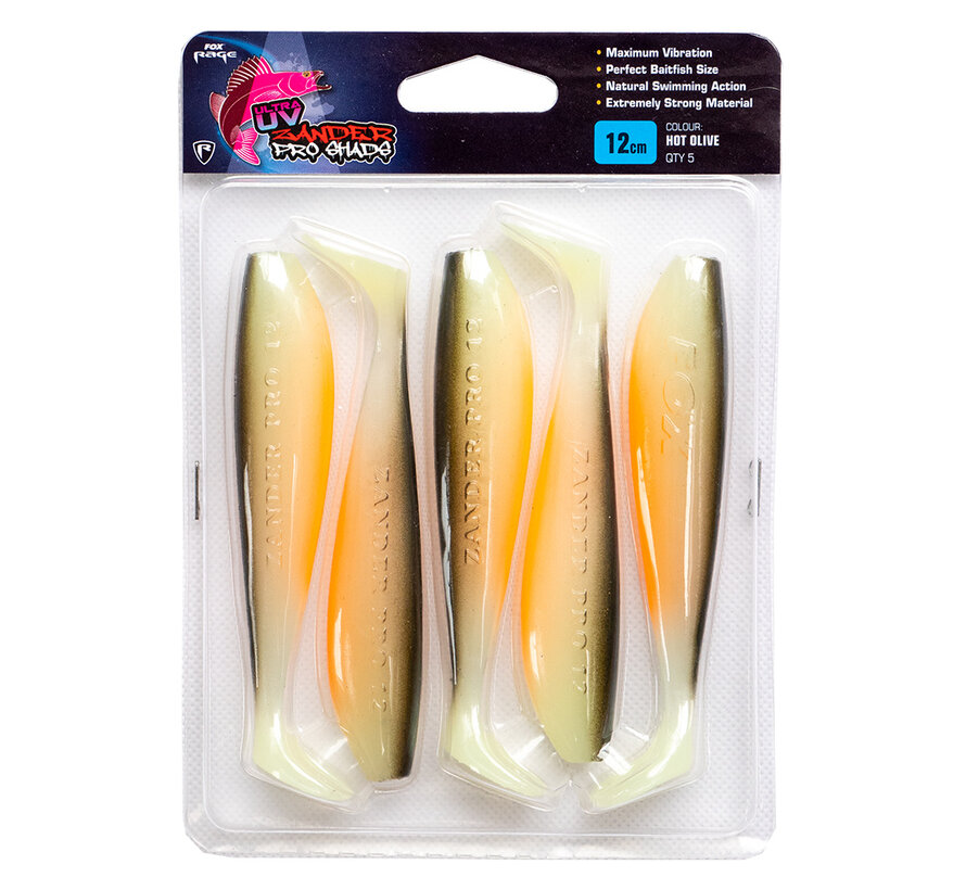 Ultra UV Zander Pro Shad 7,5cm Single Colour Packs