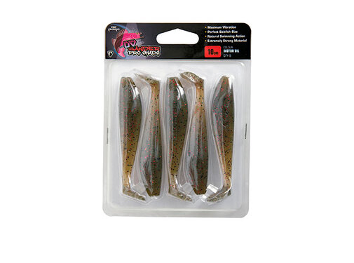 Fox Rage Ultra UV Zander Pro Shad 10cm Single Colour Packs