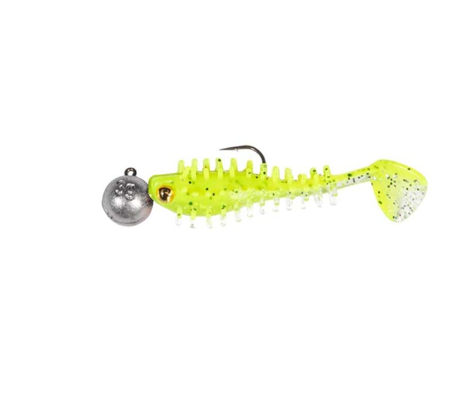 Ultra UV Micro Spikey Mixed Colour Loaded Lure Pack 4cm 4pcs