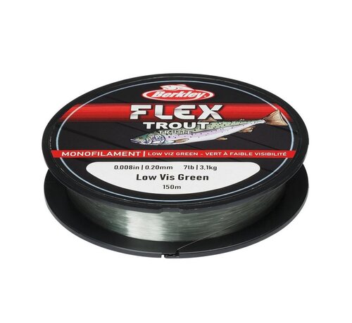 Berkley Flex Trout Low-Vis Green 150m