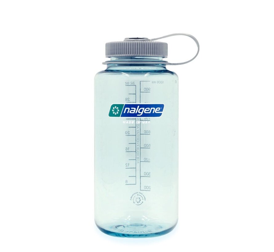 Nalgene Wide-Mouth Sustain Water Bottle 1000ml Seafoam