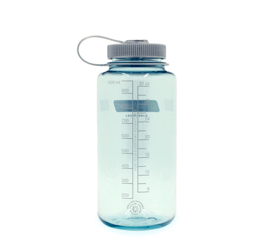 Nalgene Wide-Mouth Sustain Water Bottle 1000ml Seafoam