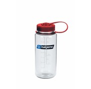 Nalgene Wide-Mouth Sustain Water Bottle 500ml - Clear, Red