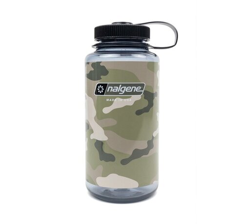 Nalgene Wide-Mouth Sustain Water Bottle 1000ml  -  Camo