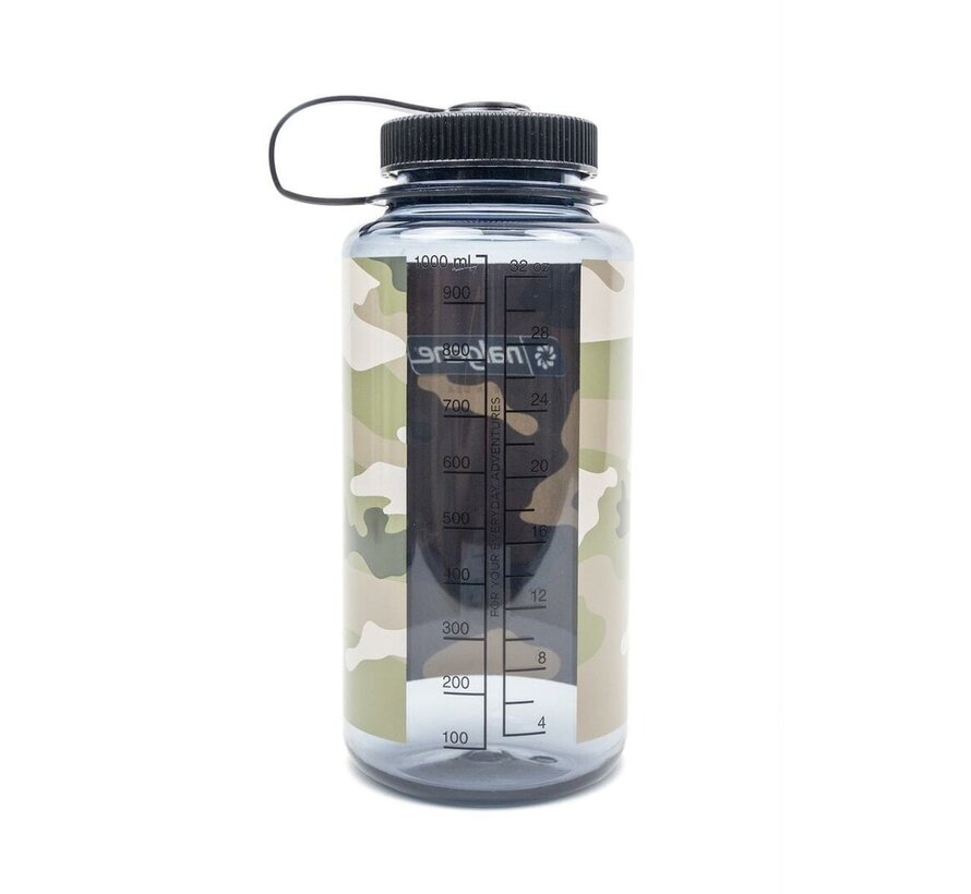 Wide-Mouth Sustain Water Bottle 1000ml  -  Camo