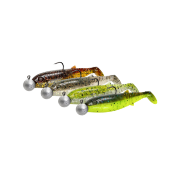 Savage Gear Cannibal Shad 8CM 5G CW MIX 4P4 PCS 77182