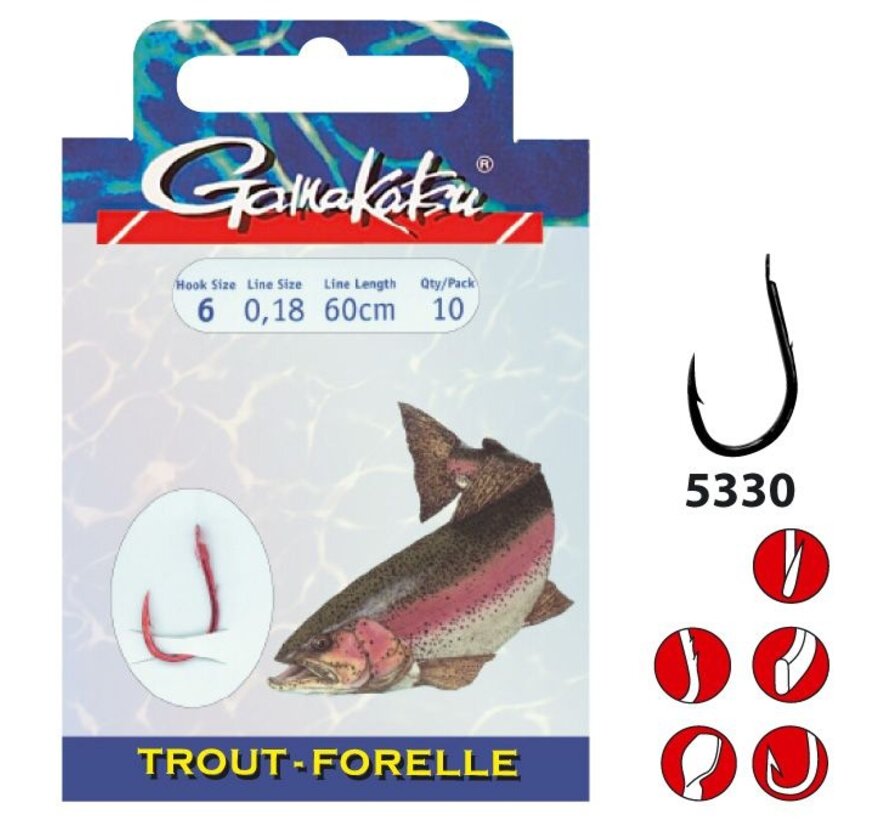 Booklet Trout 5330R 60CM Red
