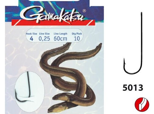 GAMAKATSU Booklet Eel 5013F 60CM NS Black