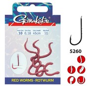 GAMAKATSU Booklet Red Worm 5260R 45CM Red