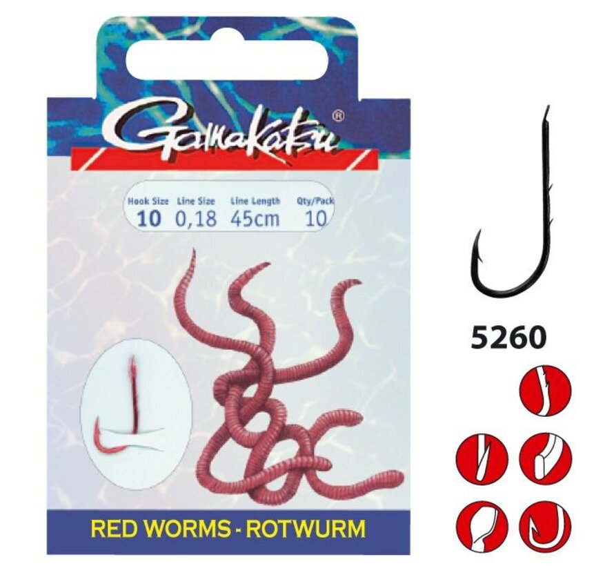Booklet Red Worm 5260R 45CM Red