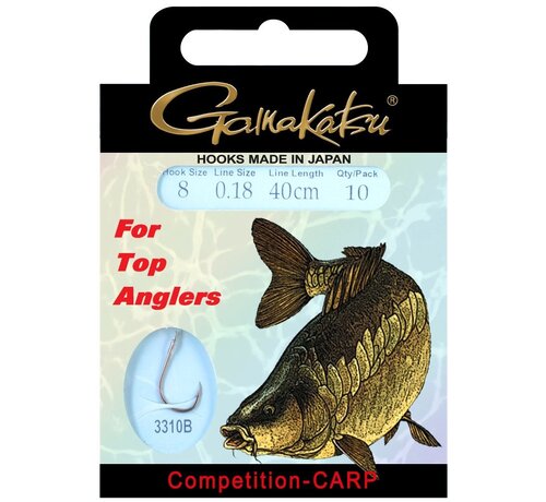 GAMAKATSU Booklet Competition Carp LS-3310 60cm NS Black