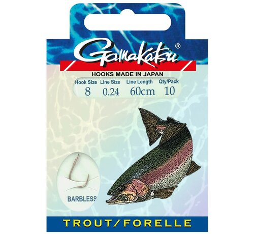 GAMAKATSU Booklet Trout Barbless 60CM Bronze