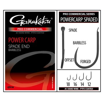 GAMAKATSU PRO-C Powercarp Spade A1 PTFE BL Grey