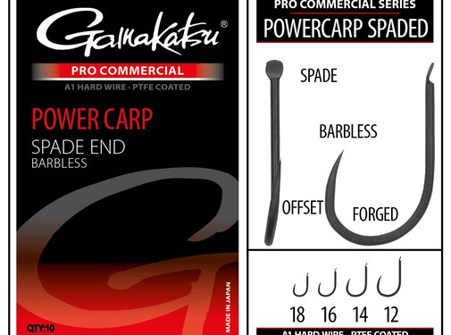 GAMAKATSU PRO-C Powercarp Spade A1 PTFE BL Grey