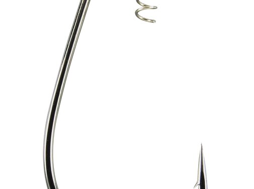 GAMAKATSU Worm EWG Hooks Spring Lock NS Black