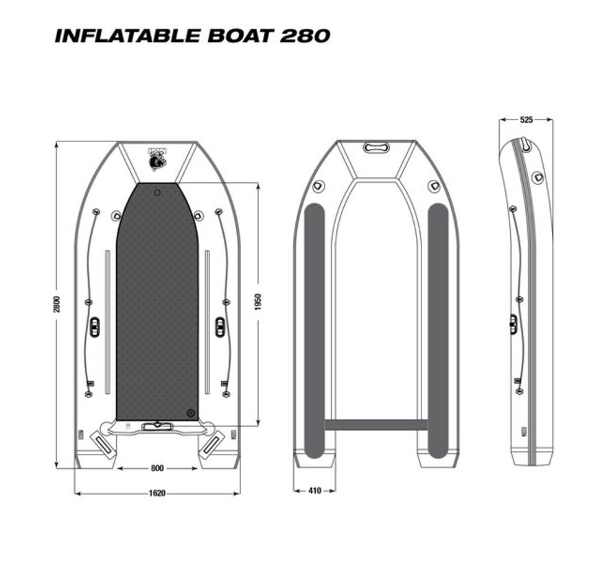 Boat Life Inflatable Boat 240