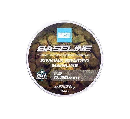 NASH Baseline Sinking Braid Camo 1200m