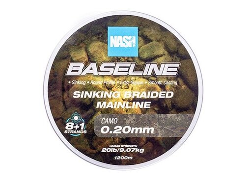 NASH Baseline Sinking Braid Camo 1200m
