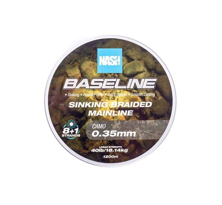 Baseline Sinking Braid Camo 1200m