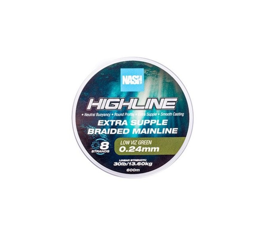 Highline Floating Braid Green 1200m
