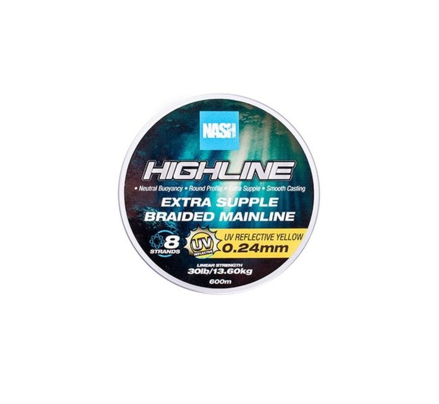 Highline Floating Braid UV Yellow 600m
