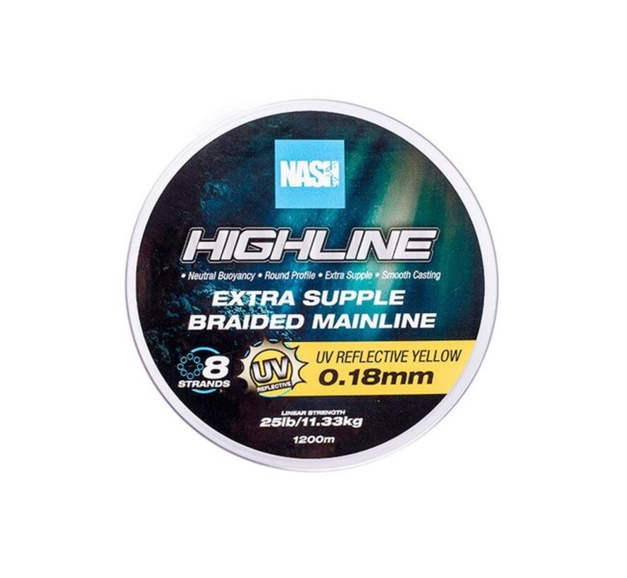 Highline Floating Braid UV Yellow 600m