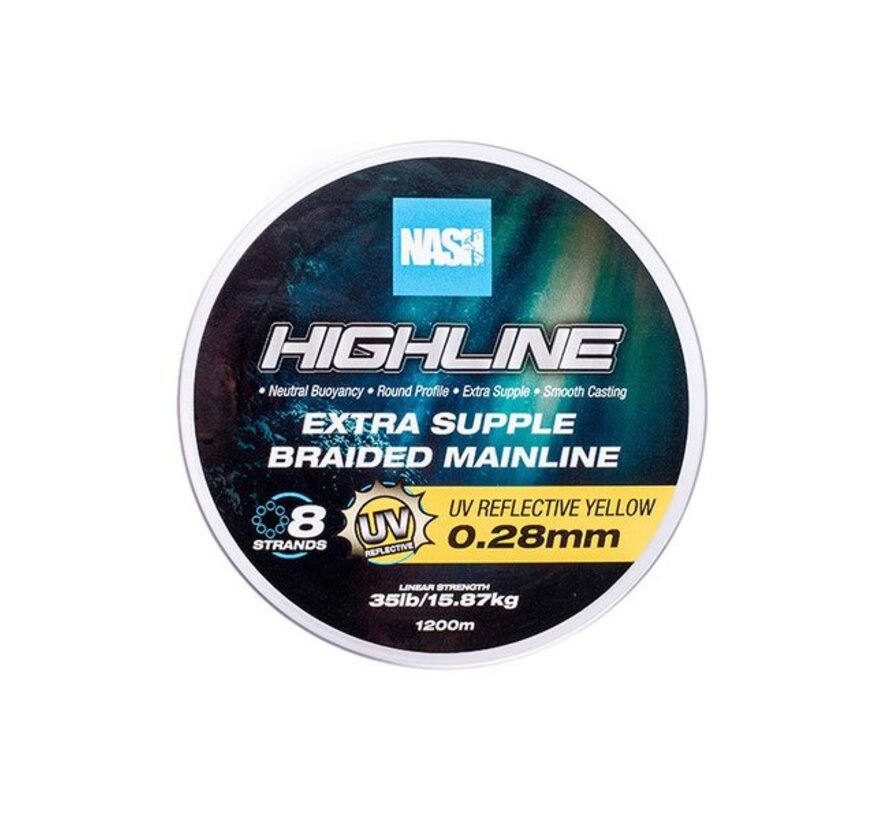 Highline Floating Braid UV Yellow 600m