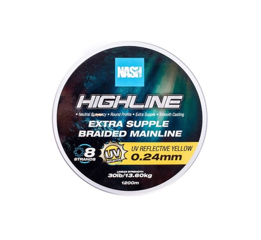Highline Floating Braid UV Yellow 1200m