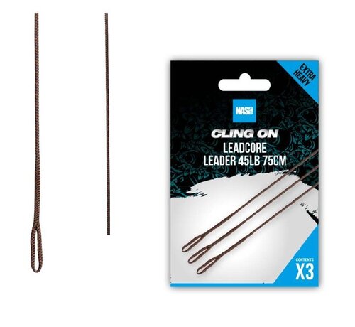 NASH Cling On Leadcore Leader 75cm