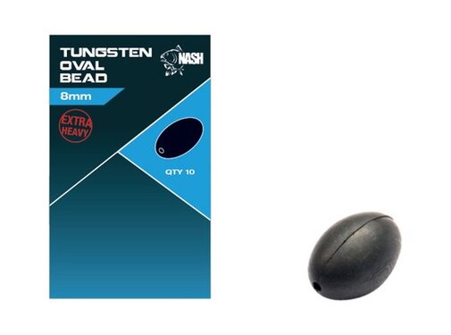 NASH Cling On Tungsten Oval Bead