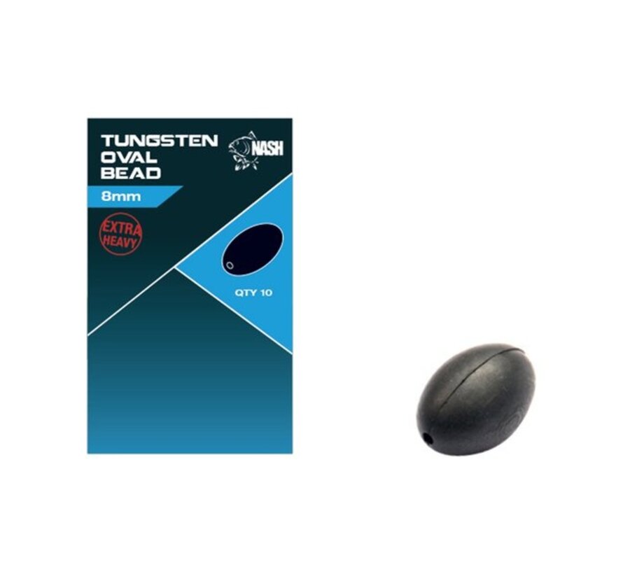 Cling On Tungsten Oval Bead