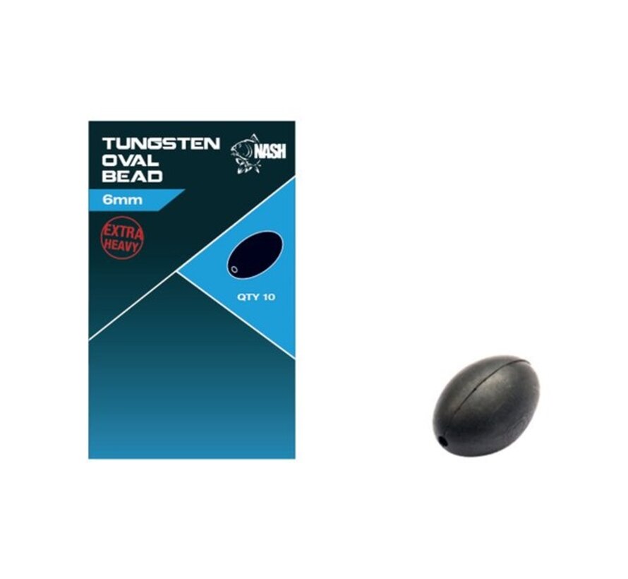 Cling On Tungsten Oval Bead