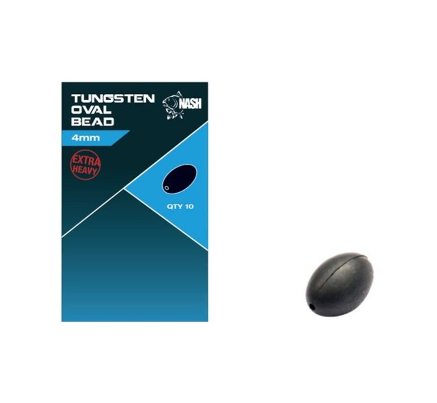Cling On Tungsten Oval Bead