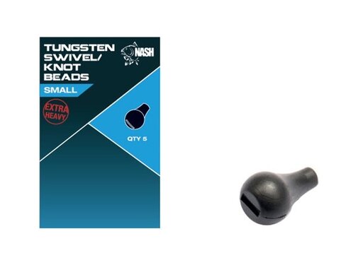 NASH Cling On Tungsten Swivel & Knot Bead Small