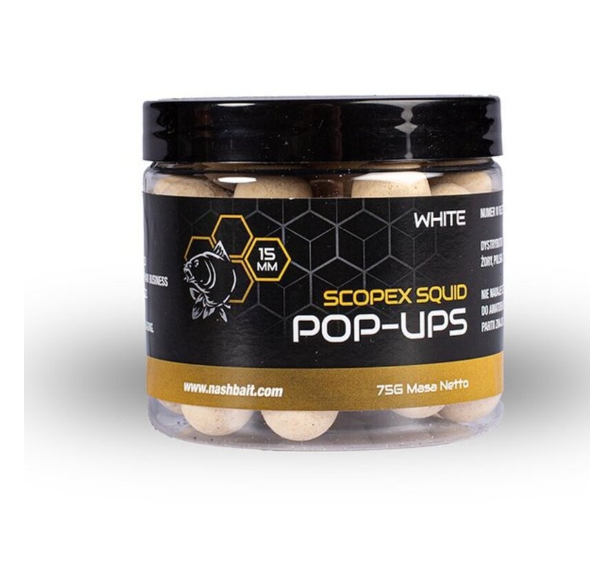 Scopex Squid Pop Ups 75g Natural