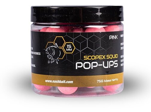 NASH Scopex Squid Pop Ups 75g Pink
