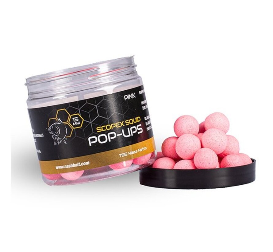 Scopex Squid Pop Ups 12mm 75g Pink
