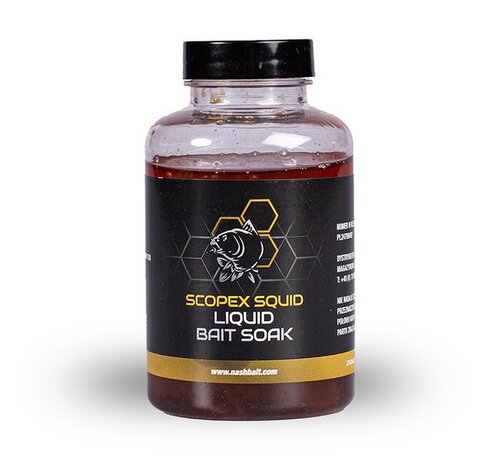 NASH Scopex Squid Liquid Bait Soak 250ml