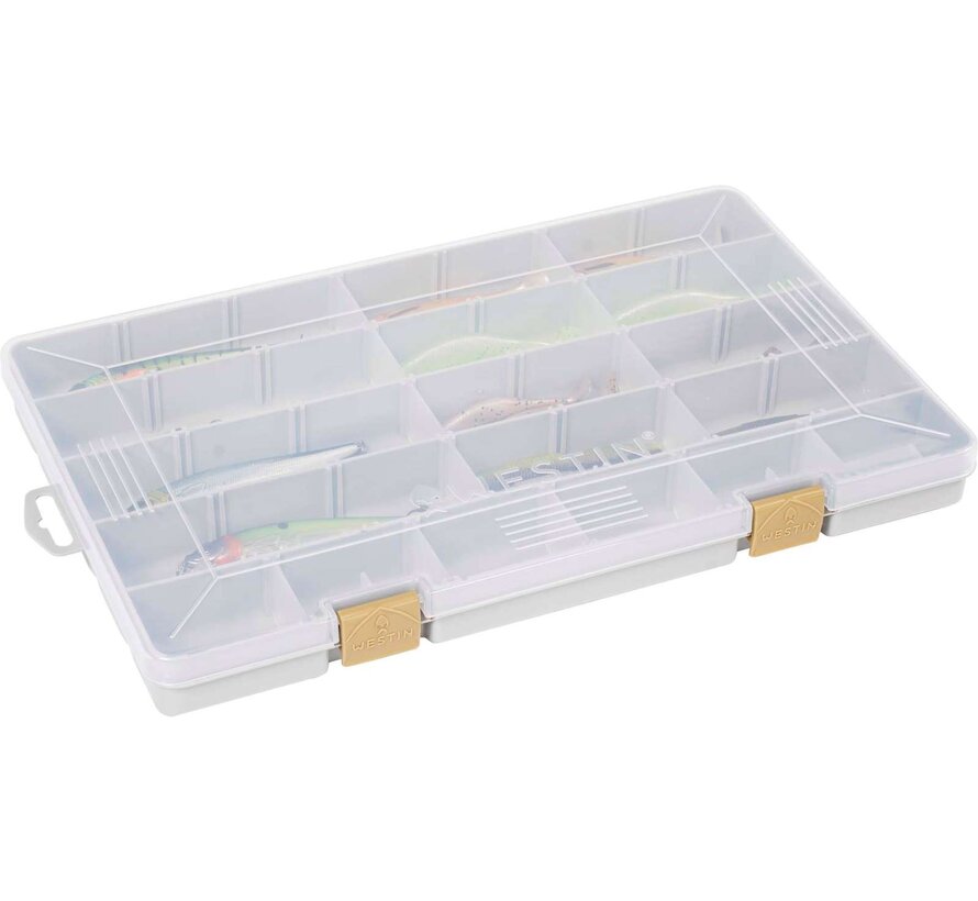 W3 Tackle Box Grey/Clear