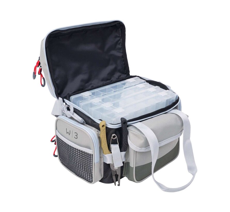 W3 Lure Bag Plus (4 BOXES) Small Grey/Black