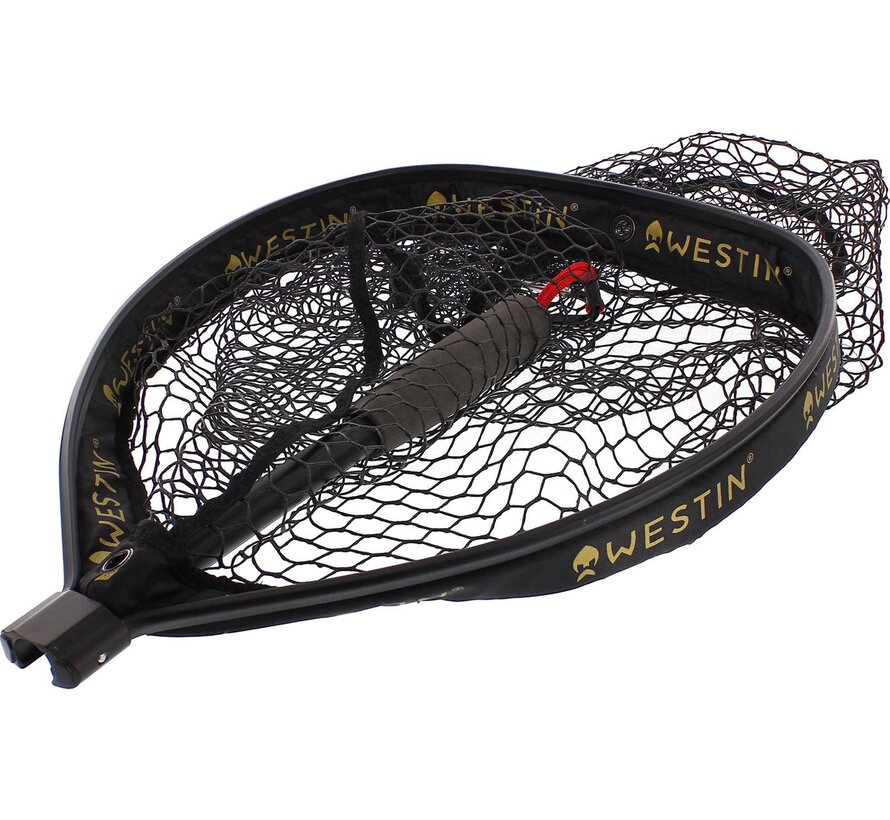 W3 CR Floating Landing Net S 38W CM X 45L CM X 45 CM Depth Handle Length 34CM